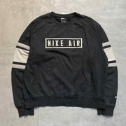 Black Nike Front Print Sweatshirt Men's Large