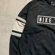Black Nike Front Print Sweatshirt Men's Large