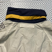 Navy and White Nautica Reversible Jacket Men's XL