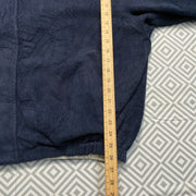 Navy and White Nautica Reversible Jacket Men's XL