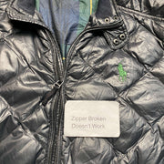 Black Polo Golf Ralph Lauren Quilted Puffer Jacket XL