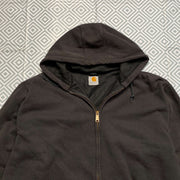 Black Carhartt Hooded Hoodie Jacket 2XL