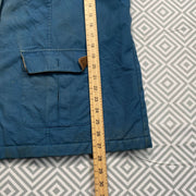Blue L.L Bean Chore Field Jacket Quilted 2XL