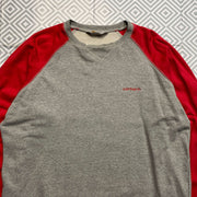 Grey Red Carhartt Sweatshirt Medium