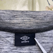 Grey Umbro Track Top Jacket Medium