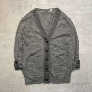 Grey Country Road Button Down Mohair Sweater Women's Medium