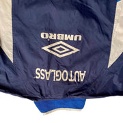 Umbro 90s Vintage Retro Blue White Chelsea London 97/98 Football Training    Polyester Windbreaker  Jacket Men's Medium