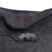 The North Face Black  Polyester Quarter Zip  Fleece Men's Medium