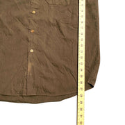 LACOSTE Brown   Cotton    Shirt Men's Medium