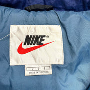 Nike 90s Vintage Retro Blue Puffer Jacket Men's Large