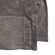 Nike 00s Vintage y2k Grey Spellout Hoodie Men's Medium