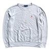 Polo Ralph Lauren White   Cotton Crewneck  Sweatshirt Men's Medium